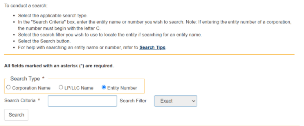 California Name Search 3