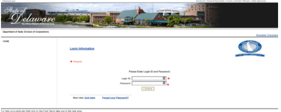 delaware name search step 6