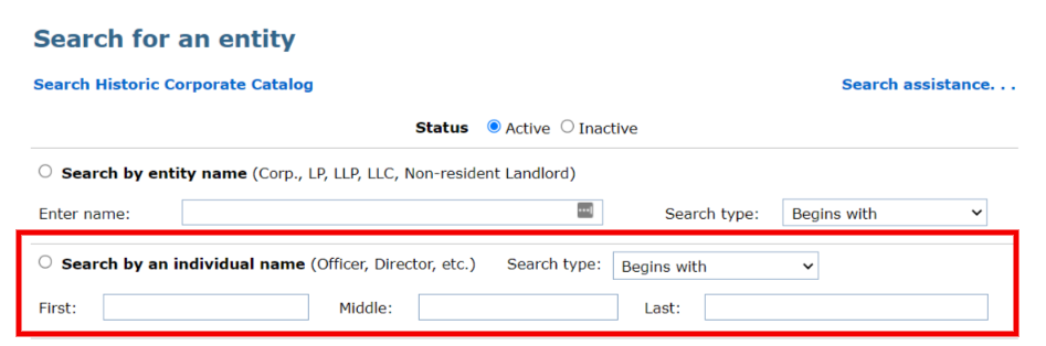 rhode island llc name search